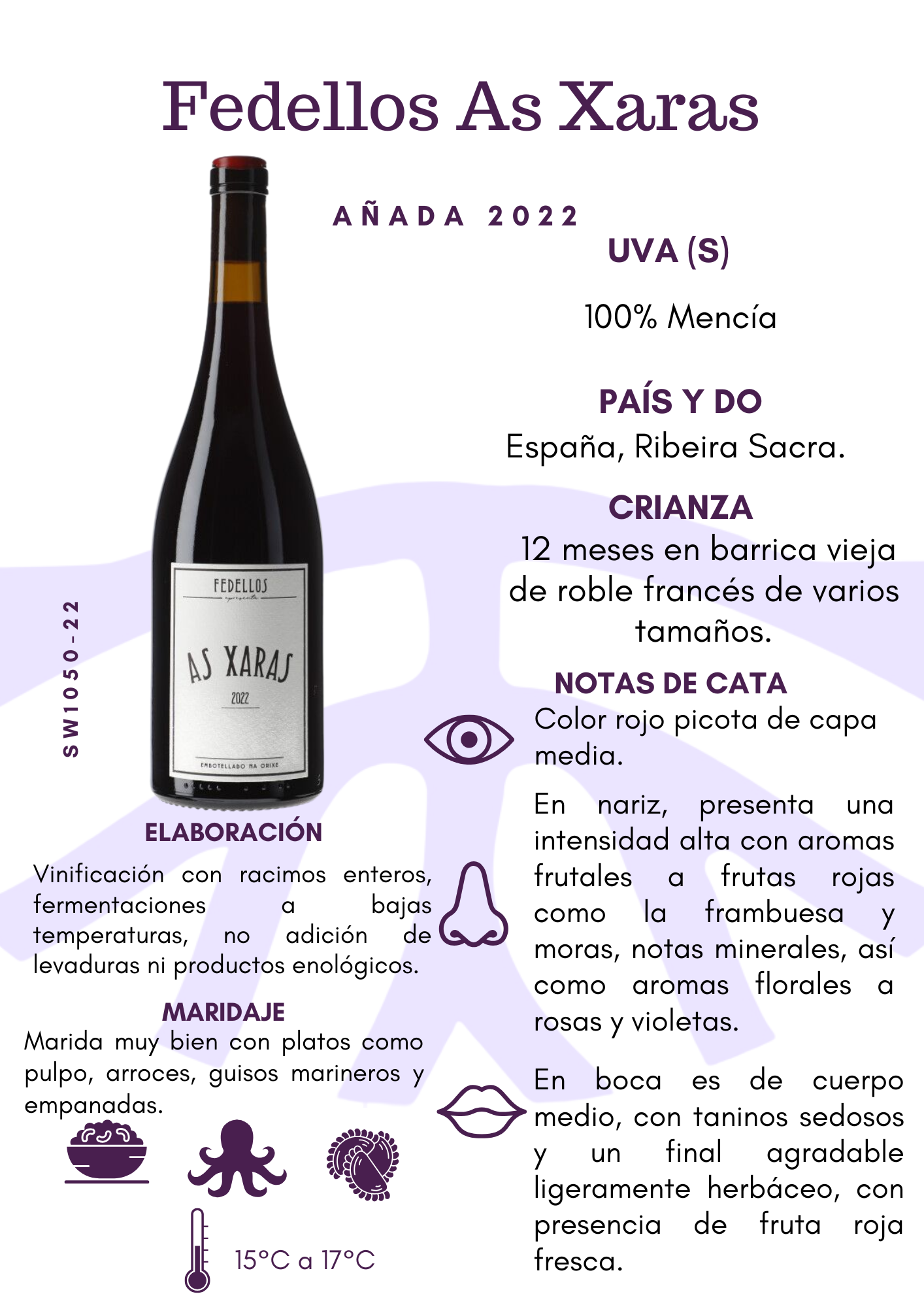 SW1050-22 Fedellos As Xaras Mencía