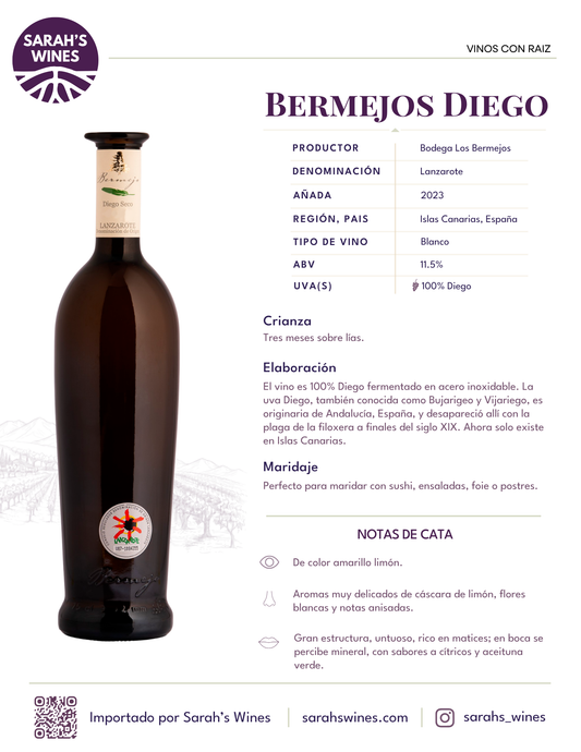 SW1000-23 Bodega Los Bermejos Diego 2023