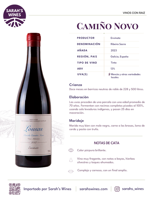 SW1090-23 ENVINATE CAMIÑO NOVO 6/2023 750 ML