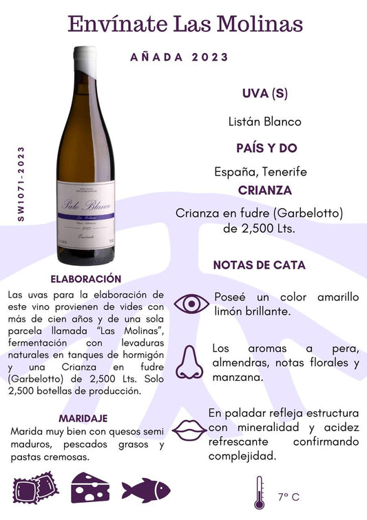 SW1071-23 ENVINATE LAS MOLINAS 2023 6/750 ML