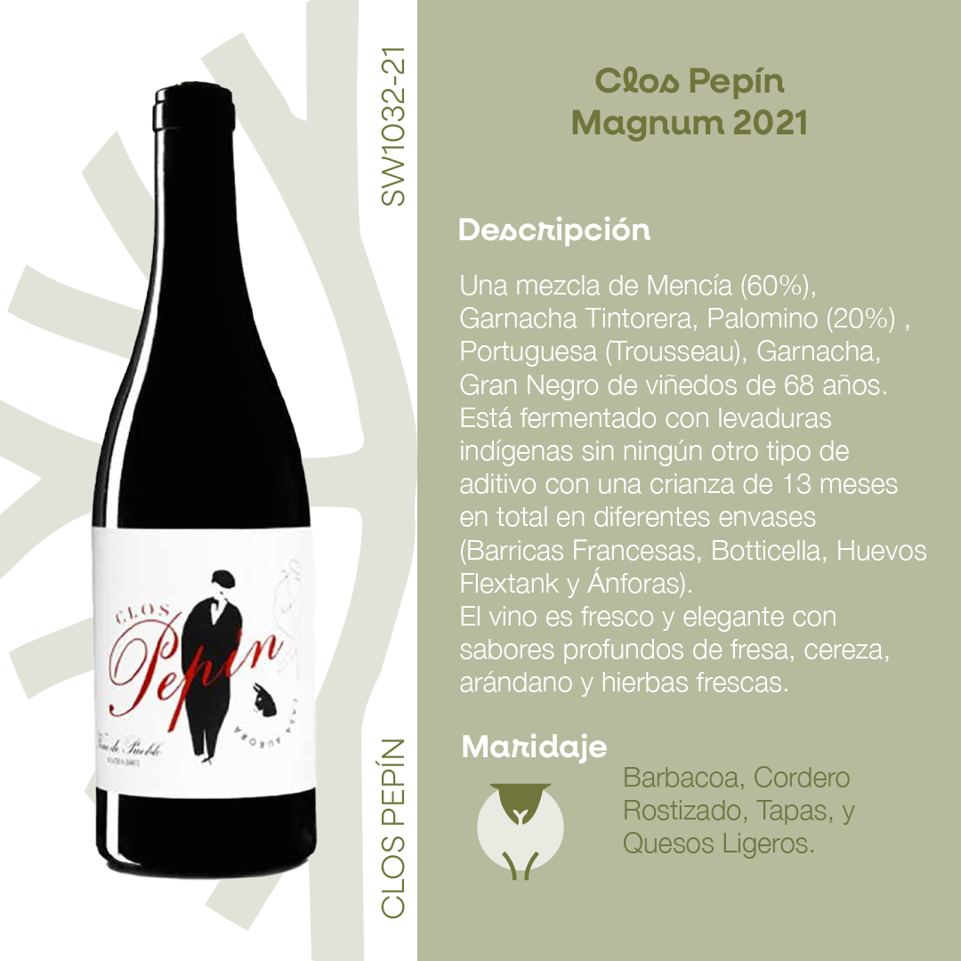 SW1032-21 Casa Aurora Clos Pepin Magnum 2021