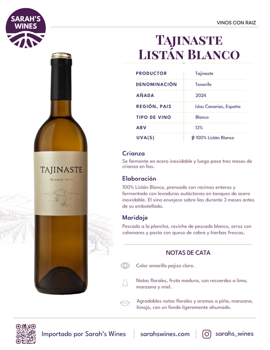 SW1041-24 Tajinaste Listan Blanco 2024 12/750mL