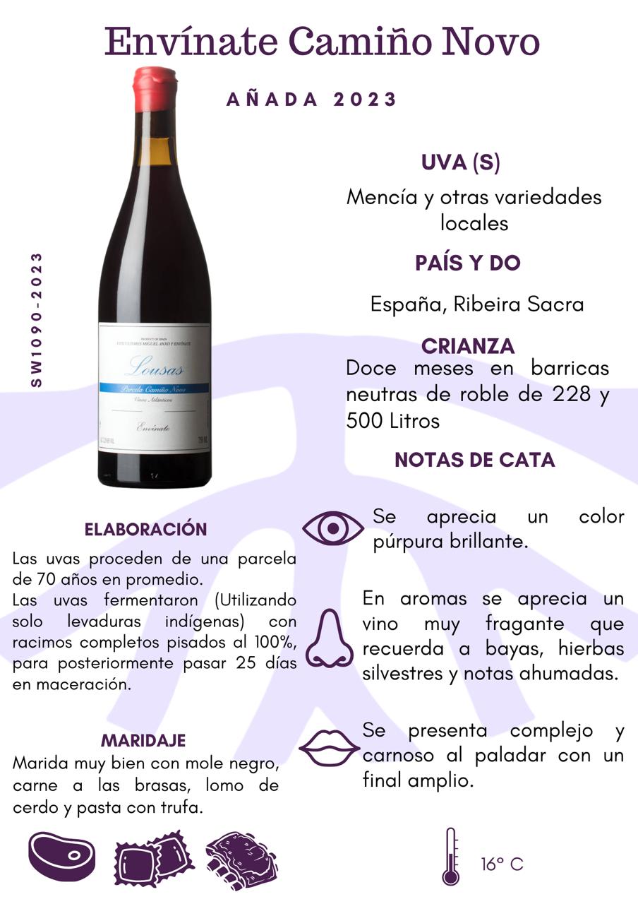 SW1090-23 ENVINATE CAMIÑO NOVO 6/2023 750 ML