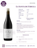 SW1075-23 ENVINATE LA SANTA de URSULA 2023 6/750 ML