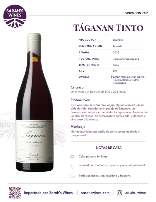 SW1077-23 ENVINATE TAGANAN 2023 6/750 ML