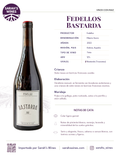 SW1052-23 Fedellos Bastarda 2023 6/750mL