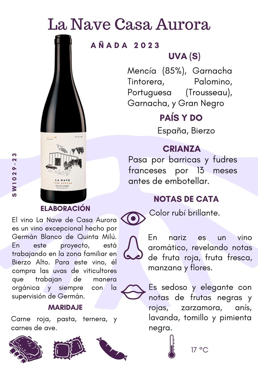 SW1029-24 Casa Aurora La Nave 2024 (12/750mL)