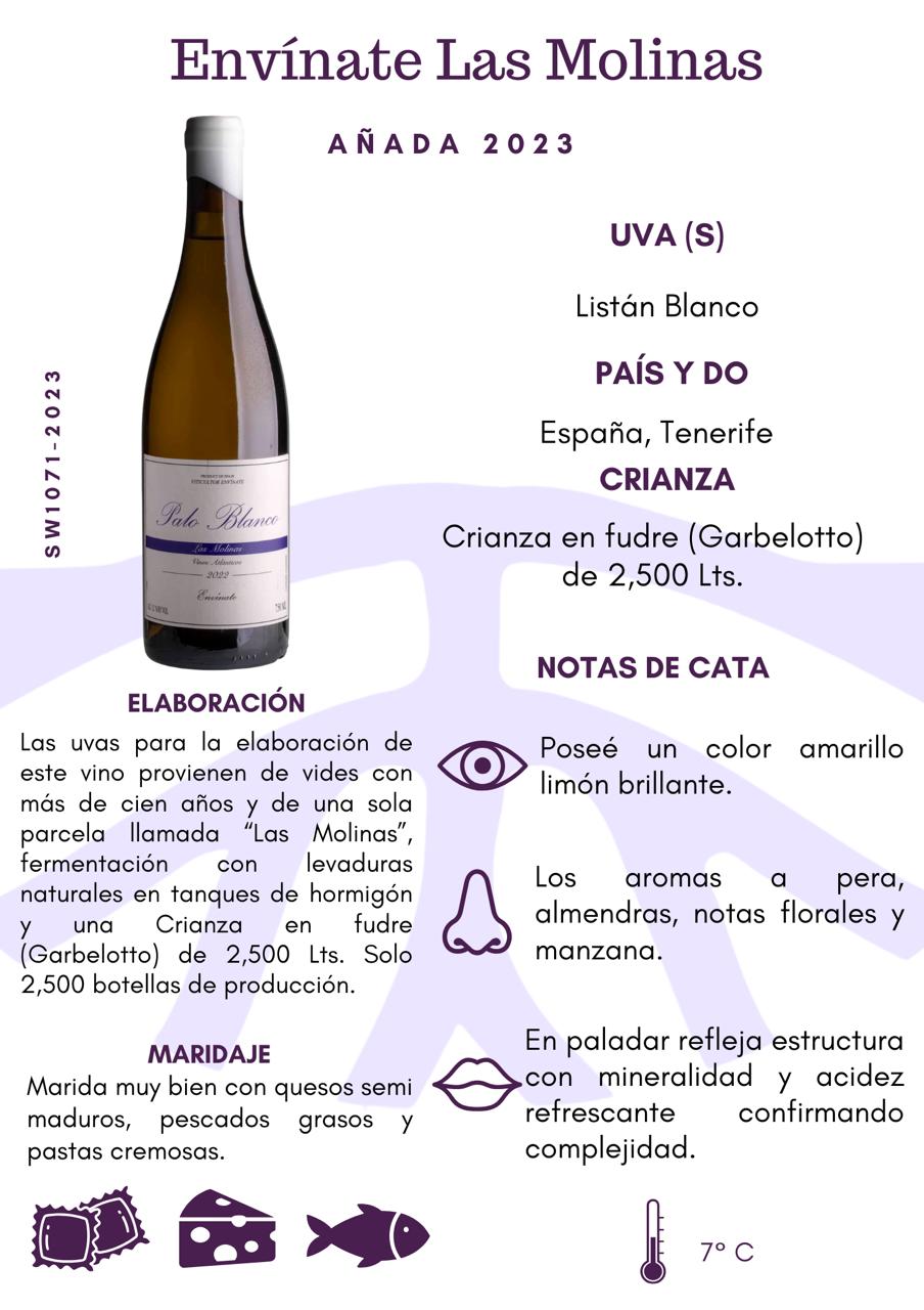 SW1071-23 ENVINATE LAS MOLINAS 2023 6/750 ML