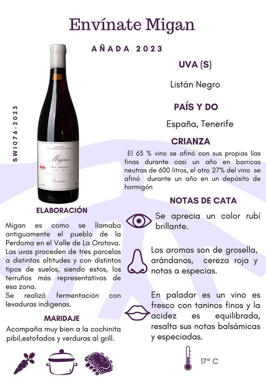 SW1076-23 ENVINATE MIGAN 2023 6/750 ML