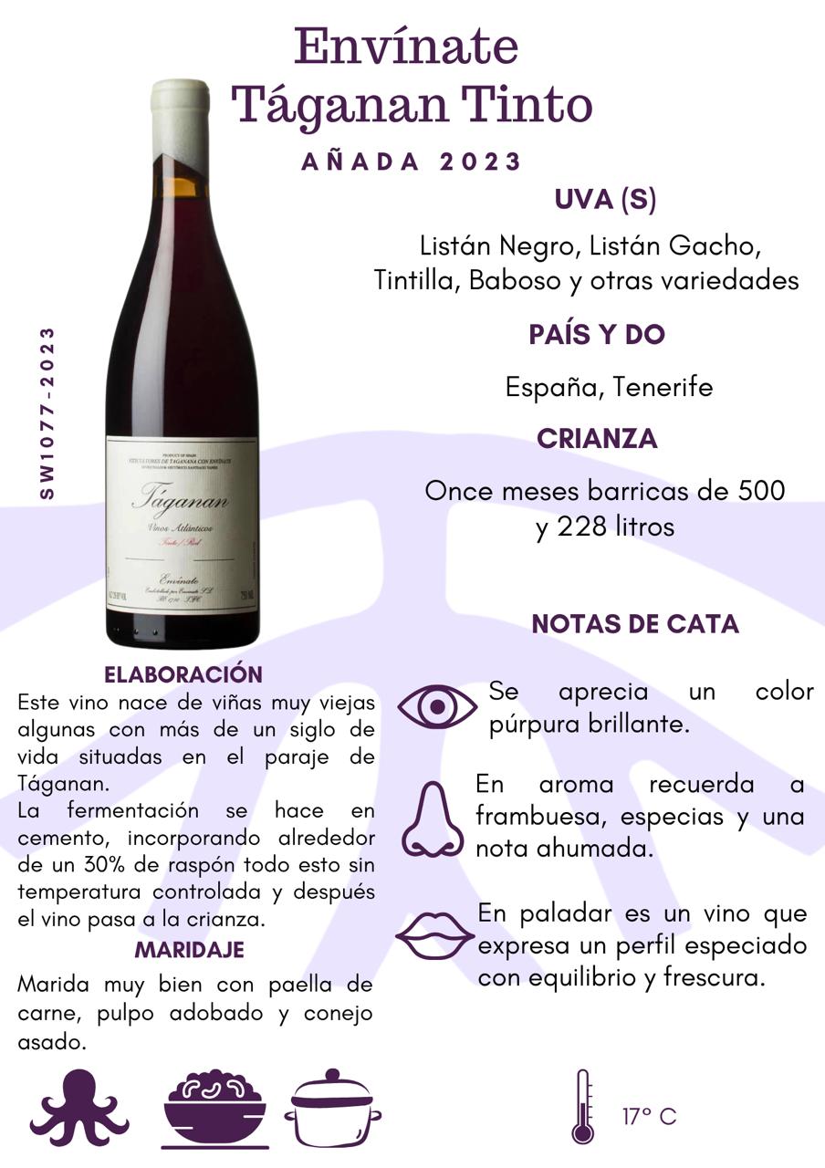 SW1077-23 ENVINATE TAGANAN 2023 6/750 ML