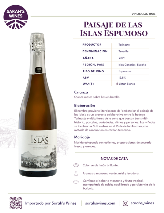 SW1046-23 Tajinaste Paisaje de las Islas Espumoso 2023