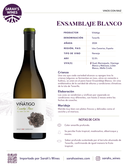 SW10122-24 Viñátigo Ensemblaje Blanco 2024