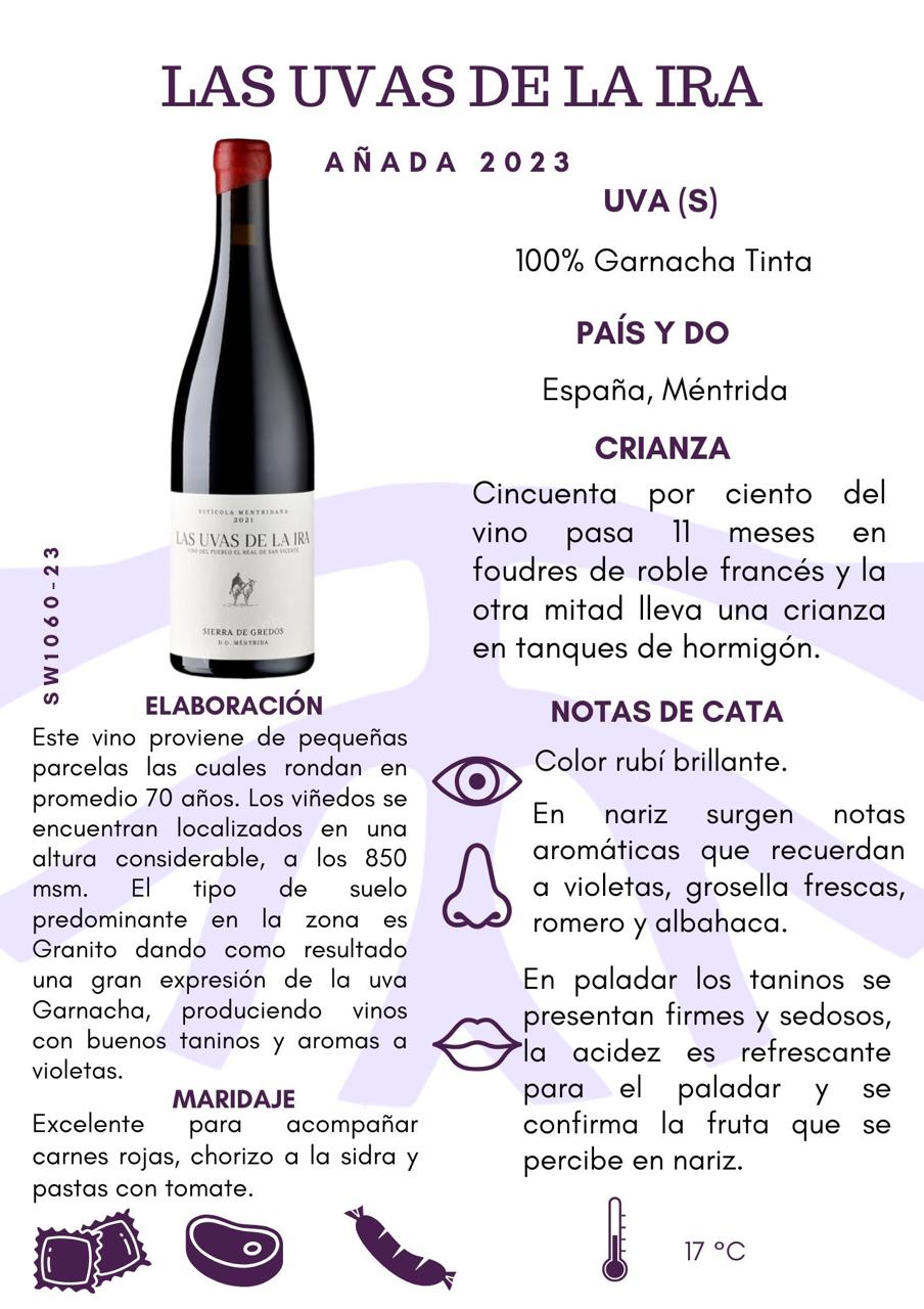SW1061-23 Viticola Mentridana Las Uvas de Ira 12/750ml